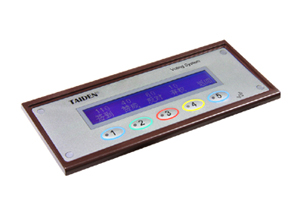 全数字化会议表决代表单元 HCS-4368DFW/FM/50 （嵌入式、五键表决，256×32 LCD，可防水，抗15000 V静电，非接触式IC卡签到，保护盖）