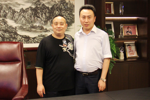 2014年6月20日，阳江十八子董事长李积回来访大连之声