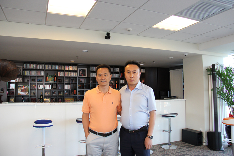 2014年9月4日，台电董事长周庆东先生来访大连之声